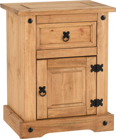 Corona 1 Drawer 1 Door Bedside Cabinet