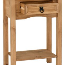 Alternative view of Corona 1 Drawer Console Table with Shelf