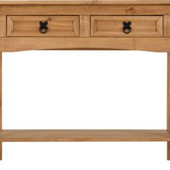 Alternative view of Corona 2 Drawer Console Table with Shelf