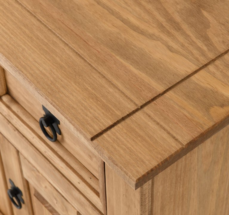 Corona 1 Drawer 1 Door Bedside Cabinet - Image 6