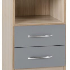 Nevada 2 Drawer Bedside