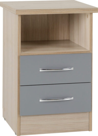 Nevada 2 Drawer Bedside