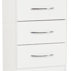 Nevada 3 Drawer Bedside