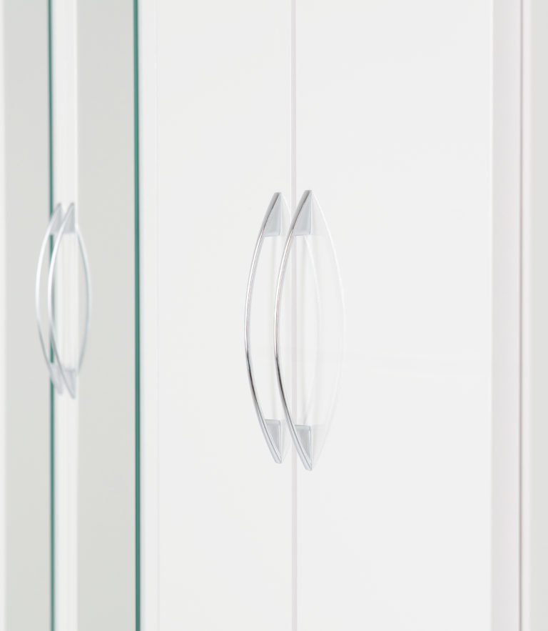 Nevada 4 Door 2 Drawer Mirrored Wardrobe - Image 4