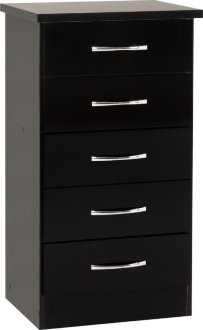 Nevada 5 Drawer Narrow Chest