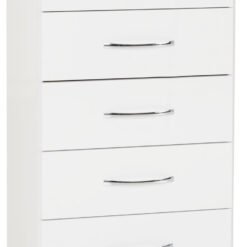 Nevada 5 Drawer Narrow Chest