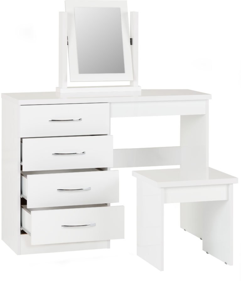 Nevada 4 Drawer Dressing Table Set - Image 2