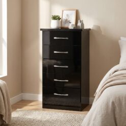 Nevada 5 Drawer Narrow Chest