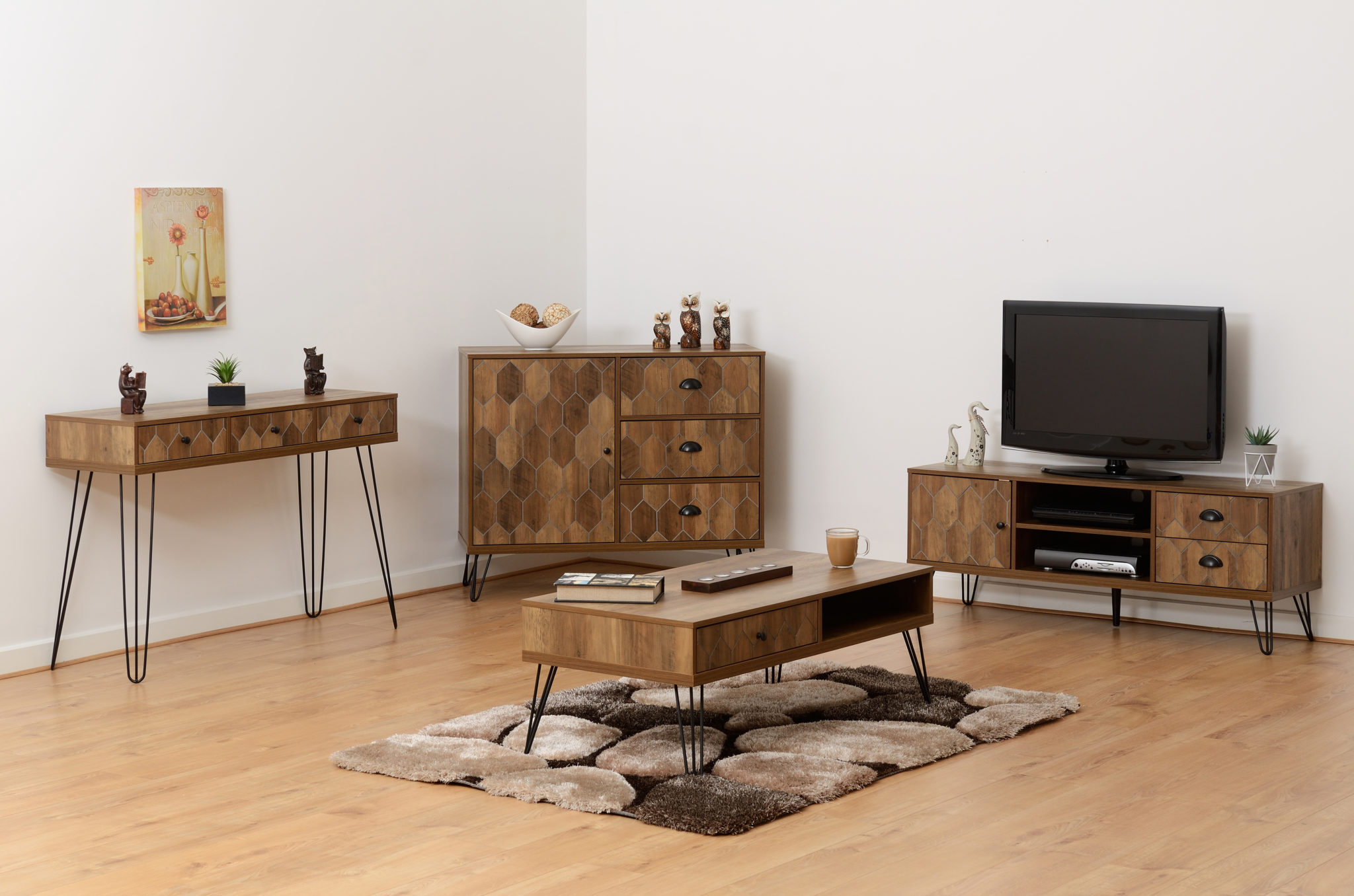 Ottawa 3 Drawer Console Table