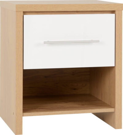 Seville 1 Drawer Bedside Cabinet