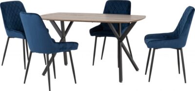 Athens Rectangular Dining Sets with Avery Chairs