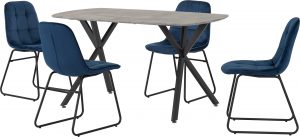 Athens Rectangular Dining Sets with Lukas Chairs