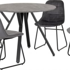 Athens Round Dining Sets with Lukas Chairs or Avery Chairs