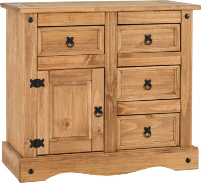 Corona 1 Door 4 Drawer Sideboard