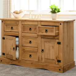 Corona 2 Door 5 Drawer Sideboard