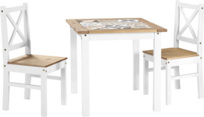 Salvador 1+2 Tile Top Dining Sets