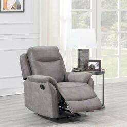 Alternative view of Evan Grey Manual Reclining Collection