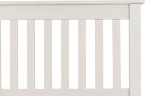 Monaco 4' Bed High Foot End White - Image 3