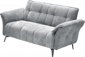 Amalfi 3 Seater Sofa Grey Fabric