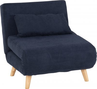 Astoria Chair Bed Navy Blue