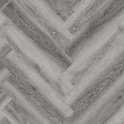 Hydrostone Herringbone Grey 6.5MM / SPC