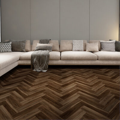 Rockwood Herringbone 5mm Dark Oak / LVT