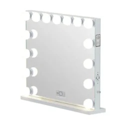 VANITII Marilyn Hollywood Vanity Mirror Pro Max - Tabletop or Wall Mount Vanity Mirror with 15 Dimmable LED Bulbs