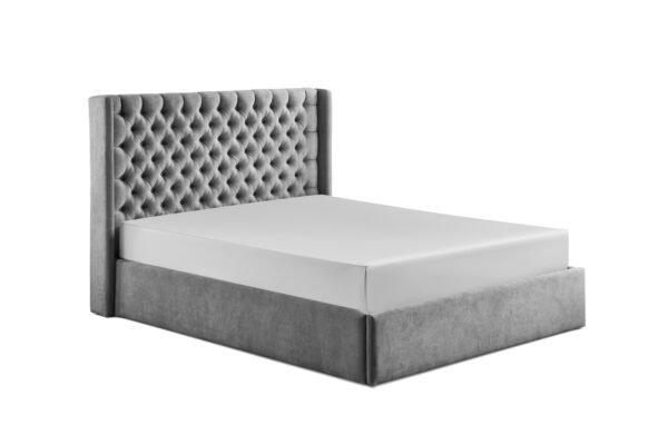 Colette Grey Gas Lift Storage Bed / 3 Sizes - Image 3