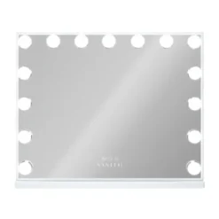 Alternative view of VANITII Hollywood Vanity Mirror 15 Dimmable LED Bulbs Music Mirror