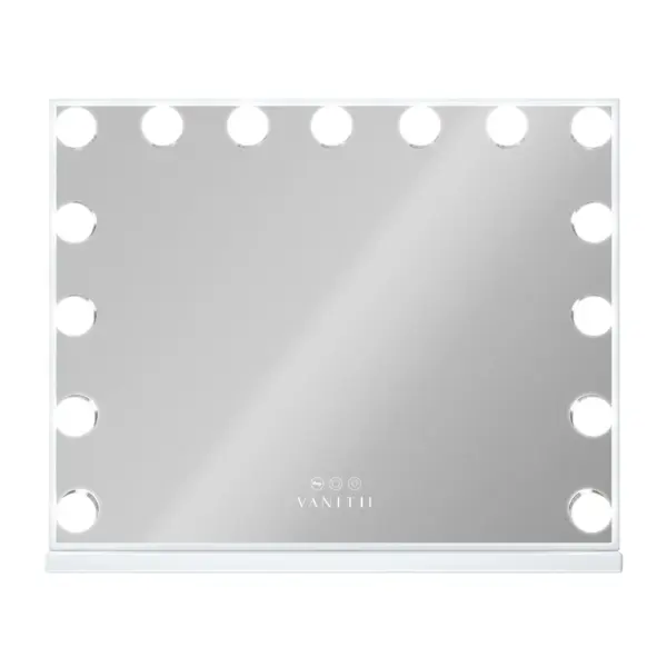 VANITII Hollywood Vanity Mirror 15 Dimmable LED Bulbs Music Mirror - Image 2