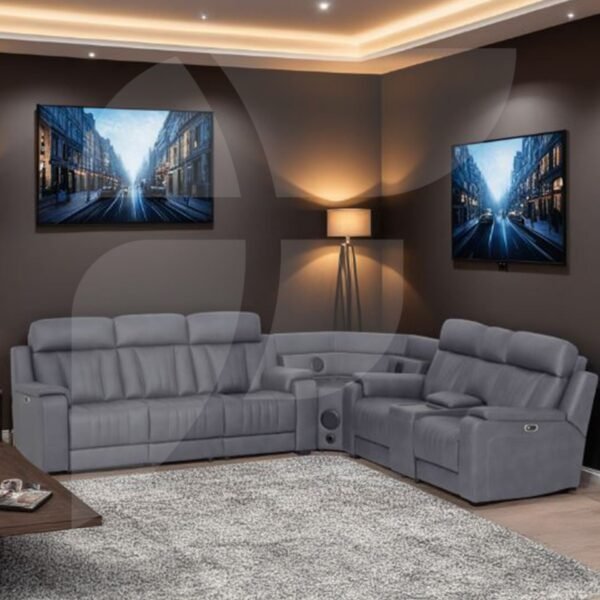 Angelo Sectional Slate / Built in Speakers