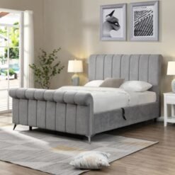 Carlow Grey Bed / 2 Sizes