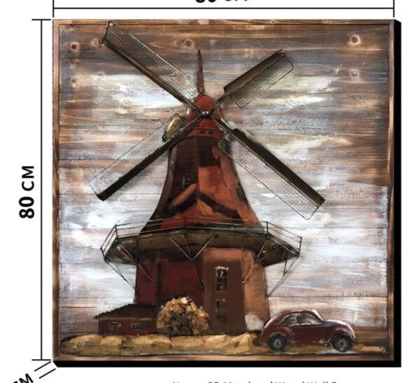 Dutch Windmill 3D Metal - Image 2