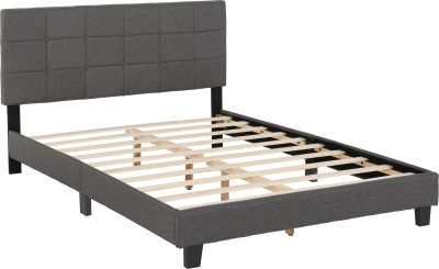 Arran Fabric 4'6' / Grey or Black - Image 3