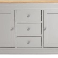 Alternative view of Bordeaux 2 Door 3 Drawer Sideboard Pepple Grey