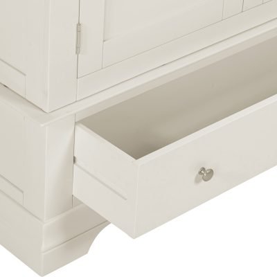 Bordeaux 3 Door Wardrobe Ivory - Image 3