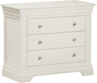 Bordeaux 3 Drawer Chest Ivory - Image 7