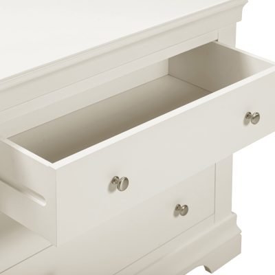 Bordeaux 3 Drawer Chest Ivory - Image 3