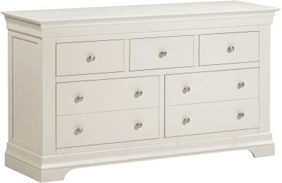 Bordeaux 3+2 Drawer Chest Ivory - Image 5