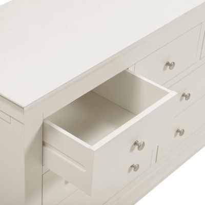 Bordeaux 3+2 Drawer Chest Ivory - Image 3