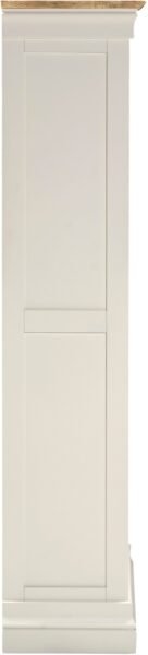 Bordeaux Bookcase Pebble Ivory/Oak - Image 6