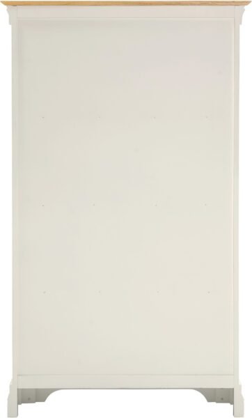 Bordeaux Bookcase Pebble Ivory/Oak - Image 7