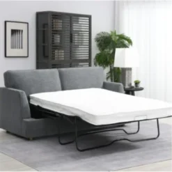 Alternative view of Felix Sofa Bed Dark Grey w/Hinged Drop Back