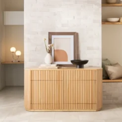 Alternative view of Transformer Round Sideboard Panel Storage