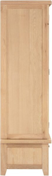 Windsor 2 Door 1 Drawer Wardrobe Natural Oak - Image 7