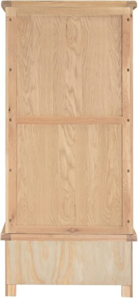 Windsor 2 Door 1 Drawer Wardrobe Natural Oak - Image 8