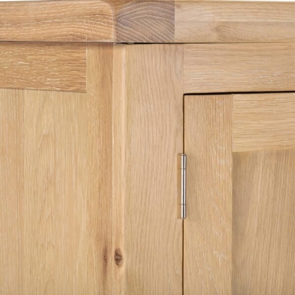 Windsor 2 Door 1 Drawer Wardrobe Natural Oak - Image 3