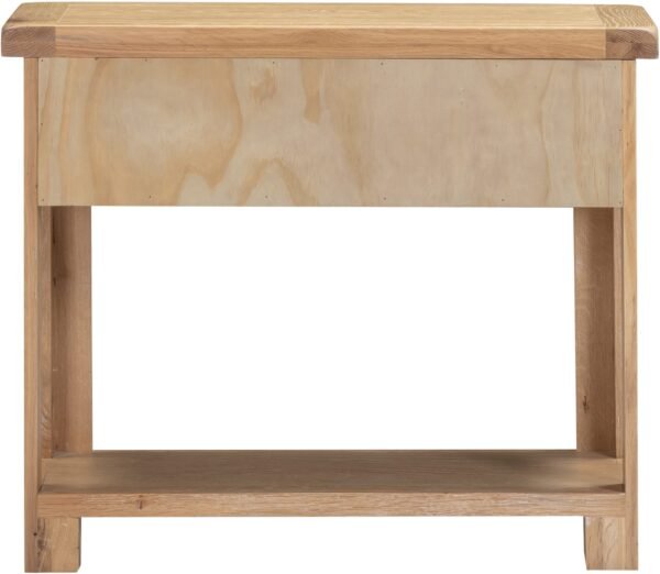 Windsor 2 Drawer Console Table Natural Oak - Image 7