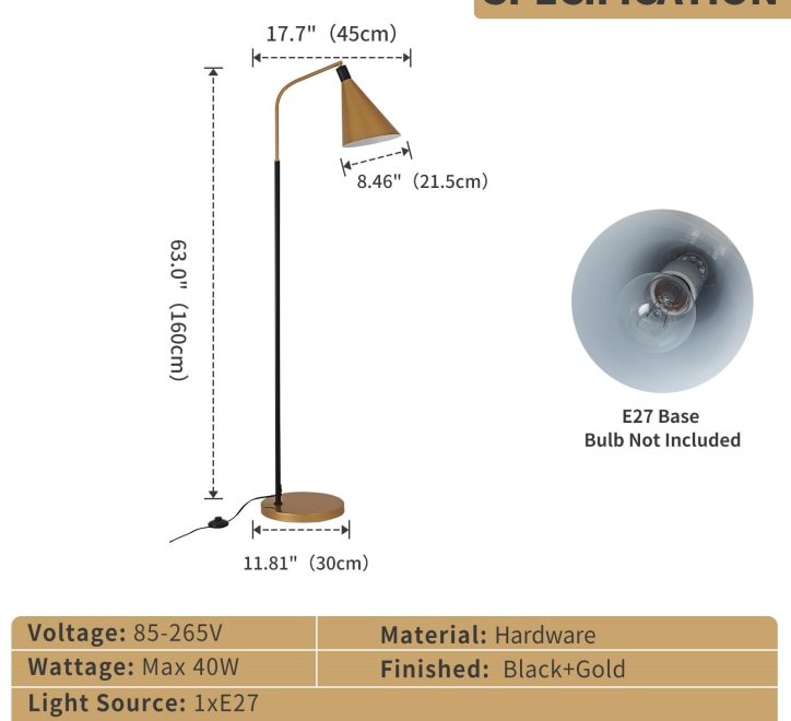 Fanad Floor Lamp - Image 7