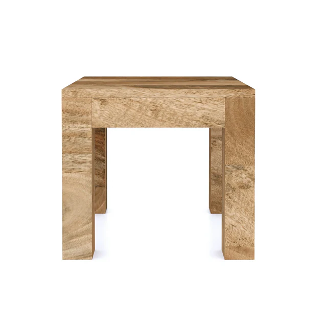 Mango Wood Lamp Table - Image 2